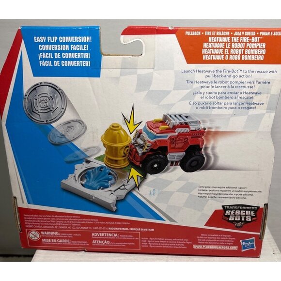 Playskool Heroes Transformers Rescue Bots Flip Racers 2 Sets + 2 Fire Trucks - Picture 3 of 9